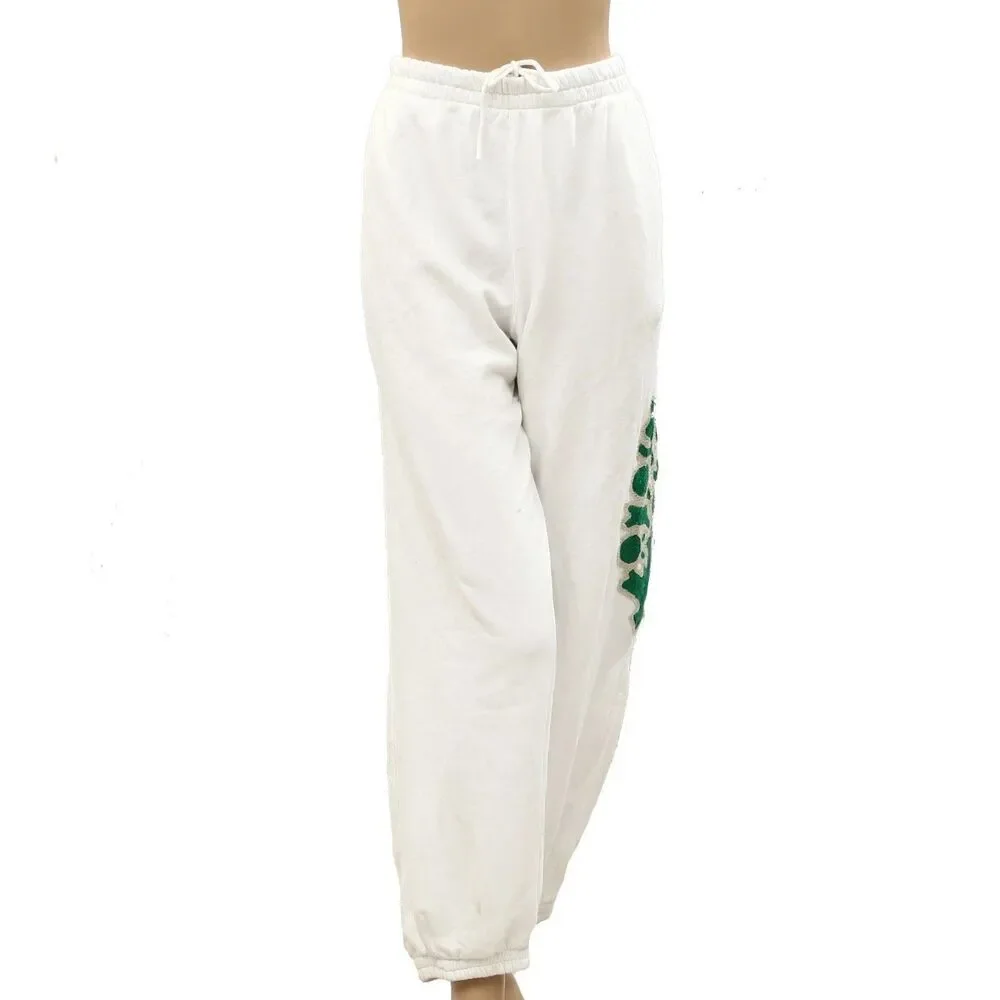 Free People FP Movement All Star Embroidered Trouser Pants Mid-Rise S 287448